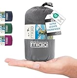 Miqio® 2in1 Hüttenschlafsack mit Reißverschluss (Links oder rechts):...
