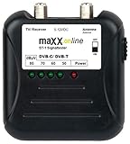 maxx.onLine ST-1 Signaltester Kabelfernsehen DVB-C/DVB-T, analog/digital...