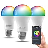 CALEX Smart WLAN Glühbirne E27, 3-er-Set, Mit App und Alexa...