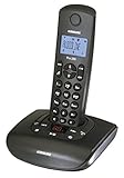 Audioline Pro 280 DECT Schnurlostelefon mit Anrufbeantworter schwarz