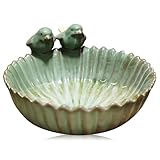 Vogeltränke Winterfest, Vogeltränke Keramik, Rund Vogeltränke...