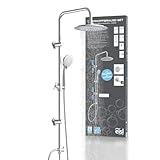 EISL DX12009 Duschset zum Kleben, Duschgarnitur mit Regendusche,...