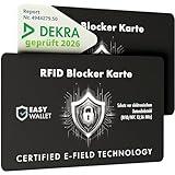EasyWallet [NEU 2026] DEKRA-geprüfte NFC/RFID Blocker Karte |...