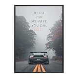 MJ-GRAPHICS® Motivationsbilder Porsche 911 GTS Bilder Büro, A2 Bild Büro...