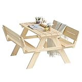 Bellabino Inny Kindersitzgarnitur für Draußen, Sitzgruppe Outdoor 2...