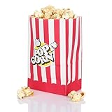 FunX Kraftpapier Popcorntüten 80er Pack - Partytüten für Kino,...