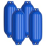 GYMAX 4er-Set Bootsfender, 58 x 16 cm/ 68 x 21 cm Boot & Yacht Langfender...