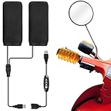 Heizgriffe Motorrad Overgrips, 5V Motorrad USB beheizte Griffe, Heizung...
