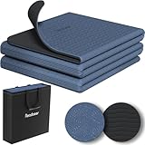 Faltbare Yogamatte für unterwegs, zweifarbige Yogamatte, 6 mm dick, mit...