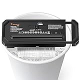 Bonsaii Aktenvernichter, 6-Blatt Streifenschnitt für Homeoffice, inklusive...