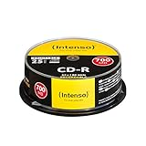 Intenso 1801124 CD-R Rohlinge 700MB 52x 25er Spindel Cakebox kratzfest...