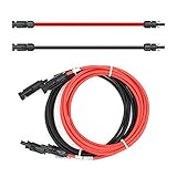solartronics Verlängerungskabel 4mm² inkl. Solarstecker 2x5m - PV Kabel...