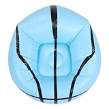 TIKATARER Sitzsack-Stuhl, Blauer Basketball-Muster, Aufblasbarer...