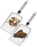 2 Stück Gartenerdesiebe mit Griff,Garten-Sand- und Kompostsieb (3,8 mm & 5...
