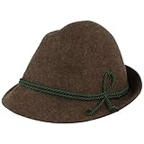 Breiter Trachtenhut Braun Größe XL (60-61)