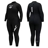 Owntop Neoprenanzug Übergrößen Herren Damen, 3/2mm Neopren...