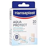 Hansaplast Aqua Protect Pflaster (20 Strips), wasserfeste Wundpflaster mit...