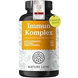 NATURE LOVE® Immun Komplex - 120 Kapseln - 4 Monate Reichweite - mit...