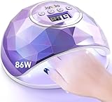 Janolia Nageltrockner Lampe, 86W UV LED Lampe für Nägel, Professionelle...