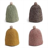 Gry & Sif Vier Eierwärmer aus Filz, Tischdekoration, Festliche...