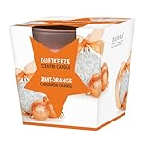pajoma® Duftkerze, Zimt-Orange - im satinierten Glas | 120g Wachsgewicht,...