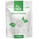 Melatonin 1mg pro Tablette – 365 Tabletten - 2-Jahresvorrat (½ Tabl....