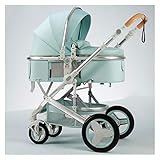 MEHWSAR Umbaubarer Kinderwagen 2-in-1, Kinderwagen mit Babywanne,...