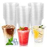 KUOFANY 50 stabile Mehrweg-Partybecher aus kristallklarem Kunststoff...