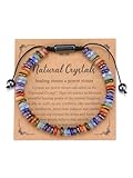 GEHECRST 7 Chakra Armband Edelstein Armbänder Natürliche Chakra Steine...