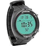 Cressi Unisex-Adult Nepto Watch Computer Freitauchen Computeruhr, Schwarz,...