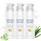 3PC Moossalbe Plus – Mooscreme gegen Falten – Moos Salbe Gegen Falten...
