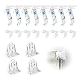 Klemmträger für doppelrollo, 8pcs-Rollo Halterung Fenster,Für Ihren...