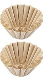 Korbfilterpapier, 50 Stück Einweg Holzfaser Korbfilter Kaffeefilter...