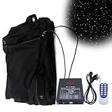 LED-Stern-Vorhang-Hintergrund, faltbares Samttuch mit Lichtern für...
