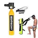 Eventerde Tauchflasche Zum Sporttauchen, 0,5L Mini Scuba Diving Tank...