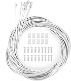 RONMOSNEA 10 Stück Fahrrad Universal Schaltzug Bremszug 2m Lang Stahl...