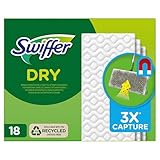 Swiffer Bodenwischer Boden Staubtücher Nachfüllpack 18 Tücher, Nimmt 3x...