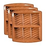 Schokoladenformen,3 Stück Antihaft Tiefe Silikon Schokoladenriegelformen -...