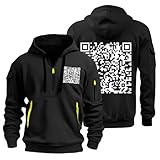 Topassion Hoodie Herren Oversize Winter Dicke Kapuzenpulli Casual...