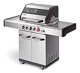 Enders Gasgrill Kansas II Pro 3 SIK Turbo, Gasgrill, 3 Brenner mit...