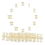 Generisch 5 Satz Römische Uhrenziffern 13cm Goldfarben Selbstgemacht...