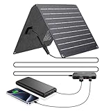 Ecosonique 10W Solar Ladegerät für Handy, Dual Ports (USB A/USB C) mit...