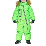 Long Boy Schneeanzug Kinder Jungen Skianzug Thermo Skioverall Winter Warmer...