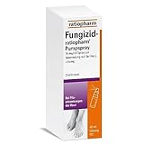 Fungizid-ratiopharm® Pumpspray mit dem Wirkstoff Clotrimazol. Zur...