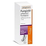 Fungizid-ratiopharm® Pumpspray mit dem Wirkstoff Clotrimazol. Zur...