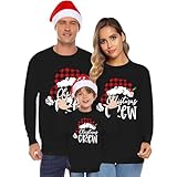 Weihnachts Pullover Familie,Damen Weihnachtspulli Christmas Herren...