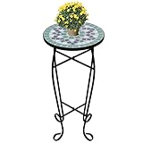 Mosaik Beistelltisch Pflanztisch Grün Weiß Haus & Garten Rasen & Garten...