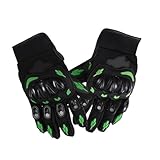 Sosoport Motorbike Handschuhe Grün Atmungsaktiv Winddicht rutschfest...
