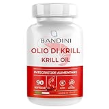 Bandini® Krillöl Omega 3 Kapseln | 3000mg reines antarktisches Krillöl,...