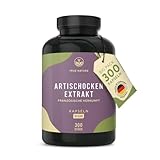 Artischocken Kapseln Hochdosiert – 2400 mg pro Dosis – 60 mg Cynarin...